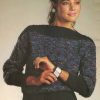 Patons 785 - the book of colours - 6 join the navy sweater