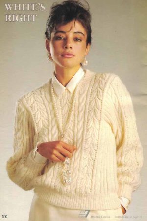 Patons 785 - the book of colours - 7 whites right sweater