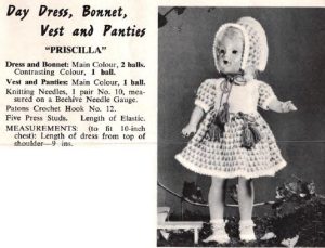 Patons C13 - Dolls Clothes - Priscilla