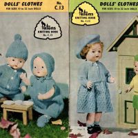 Patons C13 - Dolls Clothes - front cover