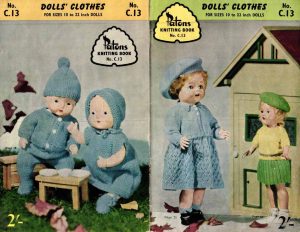 Patons C13 - Dolls Clothes - front cover
