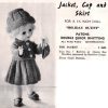 Patons C13 - Dolls Clothes - holiday outfit for a 16 inch doll
