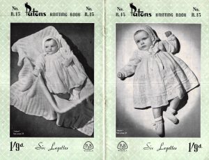 Patons R15 - Six Layettes - front cover