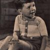 Lincoln Book 148 - Hand knits for boys 2-4 years - model L886 - Suit with Striped Shirt