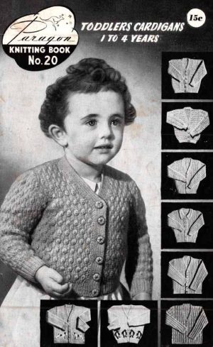Paragon 20 - Toddlers cardigans - front cover