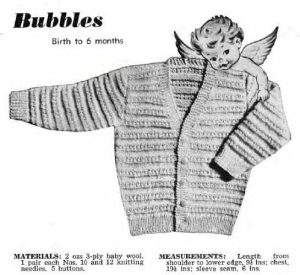 Paragon 28 - Cardigans birth to 18 months - bubbles
