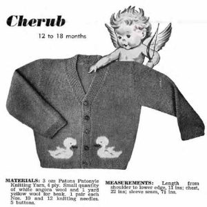 Paragon 28 - Cardigans birth to 18 months - cherub