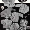 Paragon 28 - Cardigans birth to 18 months - front cover