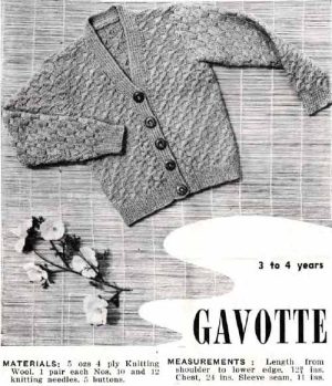 Paragon 29 for 1 to 4 years - gavotte
