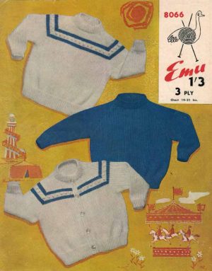 Emu 8066 - Jumpers and Cardigan for toddlers - front cover
