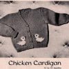 Paragon Baby Book No 4 - chicken cardigan