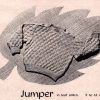 Paragon Baby Book No 4 - jumper in leaf stitch