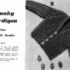 Paragon Baby Book No 6 - chunky cardigan