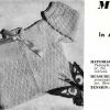Paragon Baby Book No 6 - matinee jacket in acorn stitch