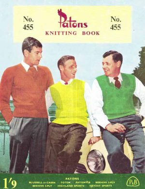 Patons 455 - Mens Knitwear - gallery image - back cover