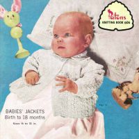 Patons 606 - Babies Jackets birth to 18 months - front cover