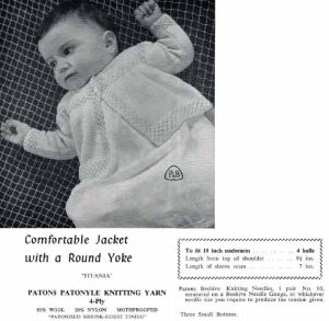 Patons 606 - Babies Jackets birth to 18 months - gallery image - titania