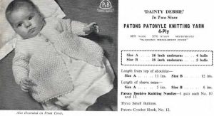 Patons 702 - 3 months to 4 years - gallery image - dainty debbie