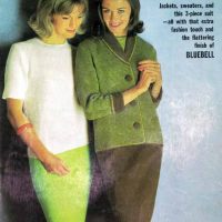 Patons 718 - Fashions with Flair - Three piece suite 7185 - front cover