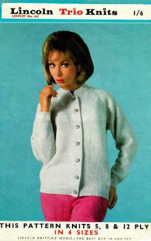 Lincoln Trio Knits 414 - Ladys Cardigan - product image - front cover