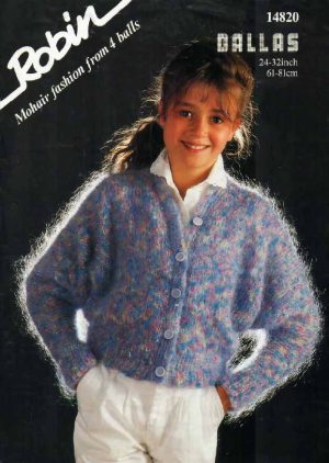Robin 14820 - girls cardigan - product image - front cover