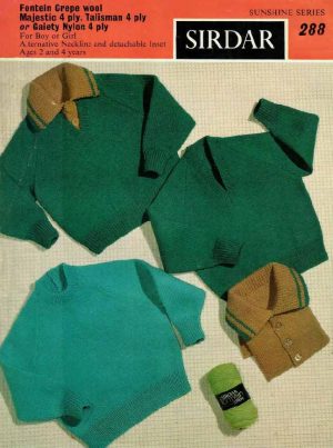 Sirdar 288 - Childrens Sweaters - product image - front cover.pdf