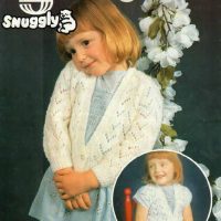 Sirdar 3348 - girls cardigan and waistcoat - product image - front cover