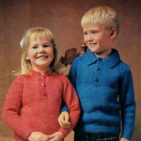 Trio Knits 7011 - Childs Sweater - product image - front cover