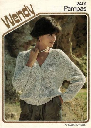 Wendy 2401 - ladys cardigan - front cover - product image