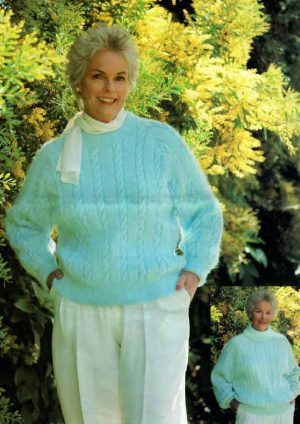 Patons 1136 - gallery image - 2 ladys sweater