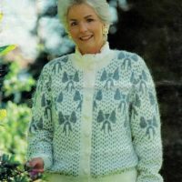 Patons 1136 - front cover - product image - 1 ladys cardigan