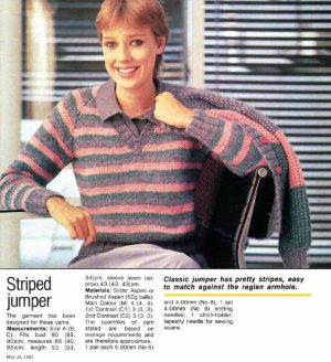 WD - pretty knits - gallery image - striped jumper