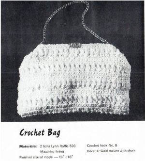 Lynn Raffia Patterns - crochet bag