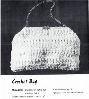Lynn Raffia Patterns - crochet bag