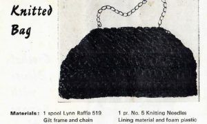 Lynn Raffia Patterns - knitted bag