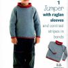Panda 204 - 11 handknits for kids - 1 Jumper with raglan sleeves