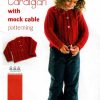 Panda 204 - 11 handknits for kids - 2 Cardigan with mock cable