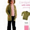 Panda 204 - 11 handknits for kids - 7 Cardigan with cable