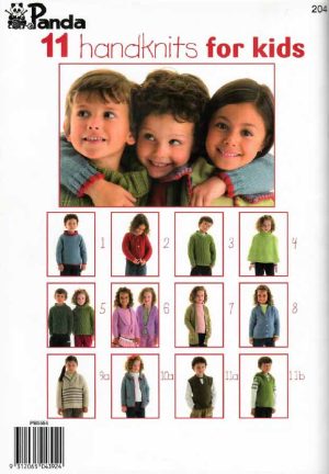 Panda 204 - 11 handknits for kids - back cover