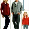 Panda 222 - Magnum Soft 8ply - 5 6 7 raglan jumper with shawl collar