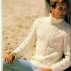 Patons 781 - Ribs n Cables for Men - 10 Jumper with v or round neck or polo collar