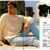 Patons 781 - Ribs n Cables for Men - 14 Jumper with slash round polo or v neckline