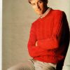 Patons 781 - Ribs n Cables for Men - 3 and 4 Saddle Shouldered Jumper with 3 neckline variations