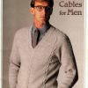 Patons 781 - Ribs n Cables for Men - product image - front cover - 1 Jumper with v or round neck or polo collar