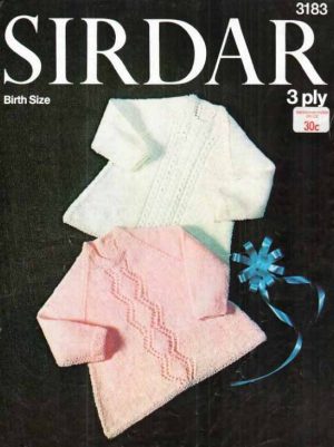 Sirdar 3183 - Birth Size Angel Tops - product image - front cover