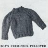 Knit a wardrobe of Sweaters for your favorite doll - crew-neck pullover