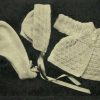 The well dressed baby doll - Jacket Leggings and Bonnet