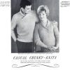Woman - knitting for the family - casual chunky knits