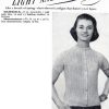 Woman - knitting for the family - light and lacy