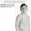 Woman - knitting for the family - tough guy sweater
